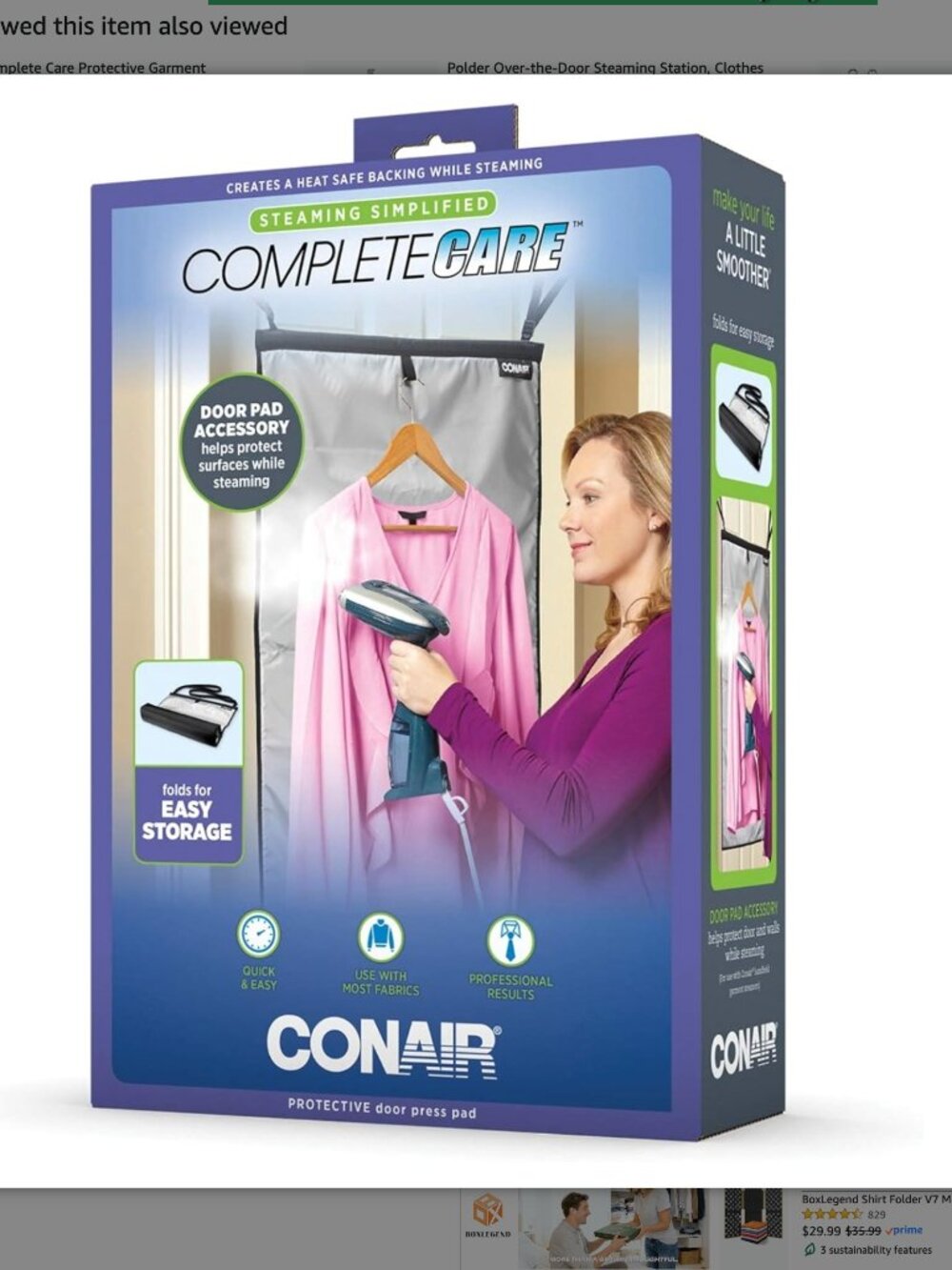 Conair Protective Door Press Pad for Steaming Garments without Damage to Walls - Picture 4 of 4